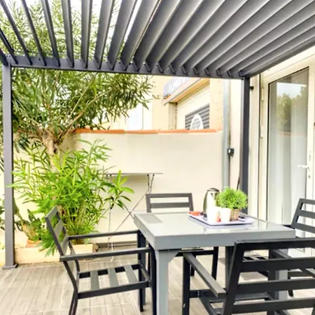 Lejlighed 2 Chambres, Terrasse, Climatisation, 3 Minutes Plages Canet-en-Roussillon